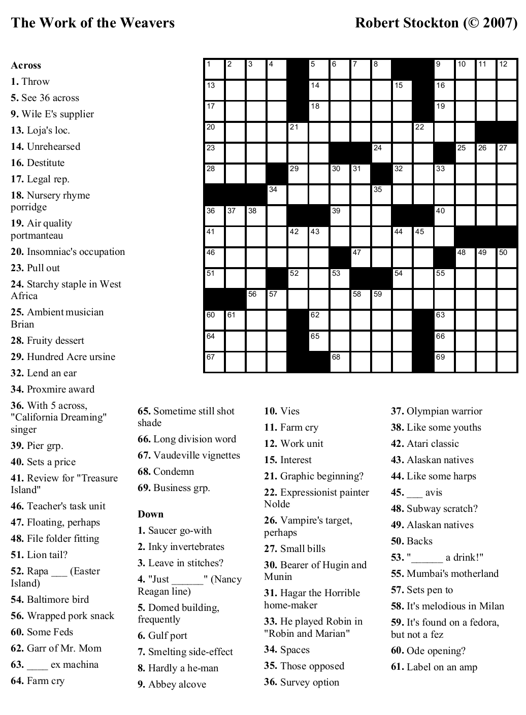 How to be a better crossword puzzler